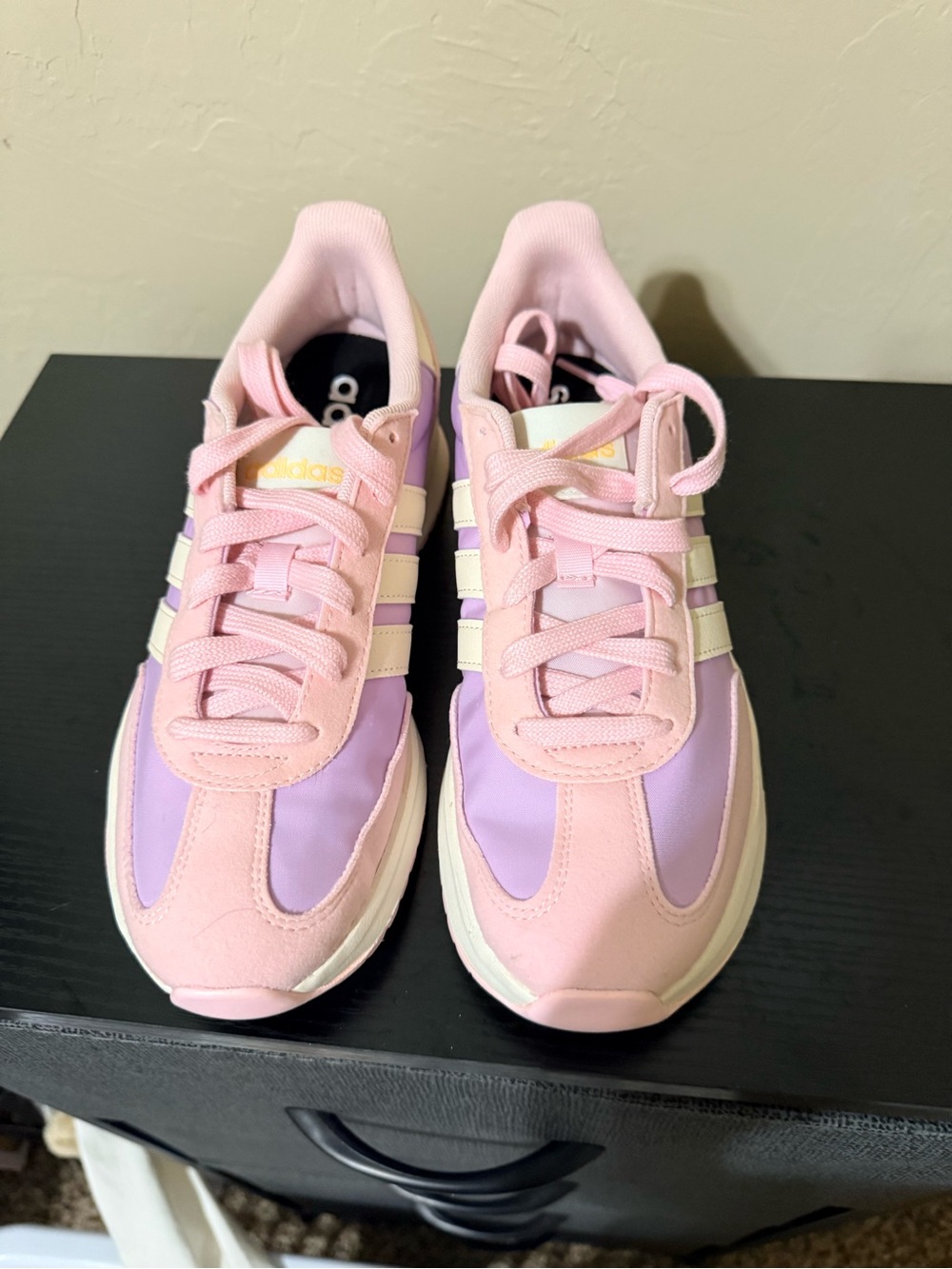 adidas Kids Pink and Purple Sneakers
